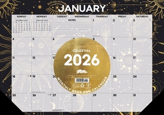 Celestial 2026 17 X 12 Small Monthly Deskpad