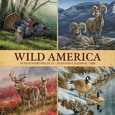 Wild America 2026 12 X 12 Wall Calendar - 