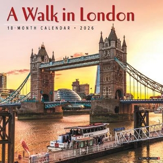 A Walk in London 2026 12 X 12 Wall Calendar