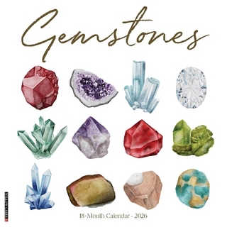 Gemstones 2026 12 X 12 Wall Calendar