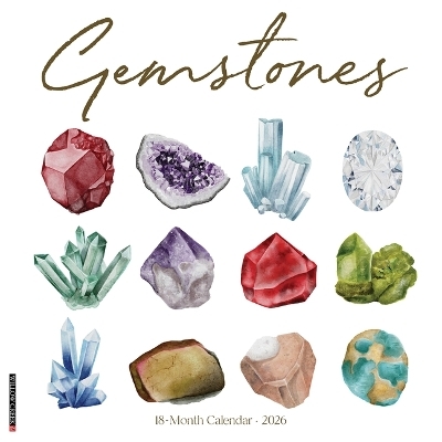 Gemstones 2026 12 X 12 Wall Calendar -  Willow Creek Press
