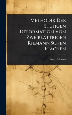 Methodik Der Stetigen Deformation Von Zweiblättrigen Riemann'Schen Flächen - Fritz Hofmann