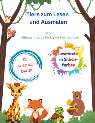 Tiere zum Lesen und Ausmalen