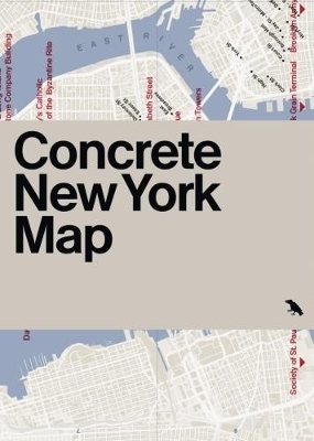 Concrete New York Map - 