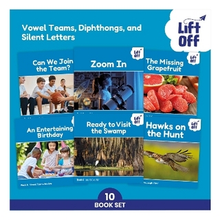 Phonic Books Lift Off Readers Vowel Teams, Diphthongs, and Silent Letters