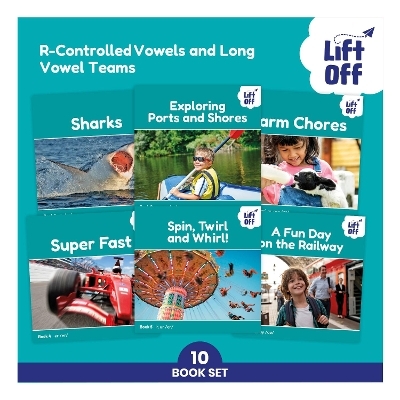 Phonic Books Lift Off Readers R-Controlled Vowels and Long Vowel Teams -  Phonic Books