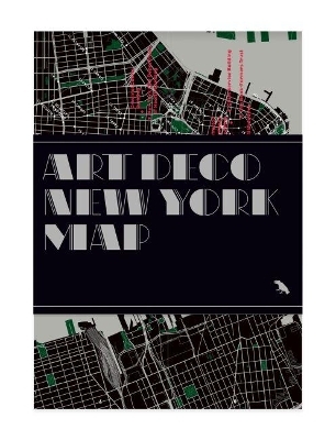 Art Deco New York Map