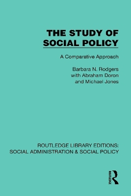 The Study of Social Policy - Barbara Rodgers
