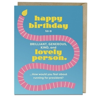 Lovely Person Birthday Card