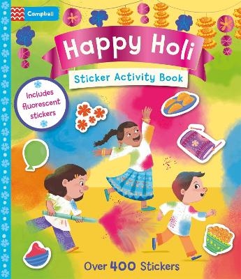 Happy Holi Sticker Activity Book - Campbell Books