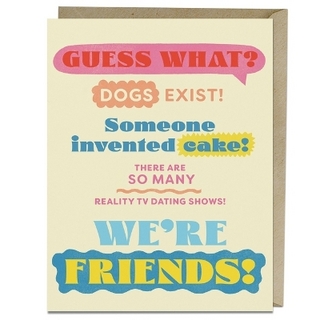 Guess What? Friends! Card