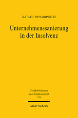 Unternehmenssanierung in der Insolvenz - Natalie Papadopulou