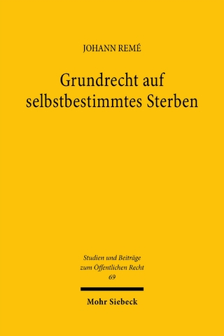 Grundrecht auf selbstbestimmtes Sterben