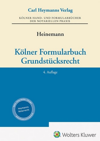 Kölner Formularbuch Grundstücksrecht