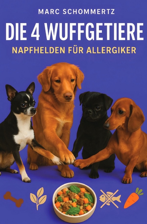 Die 4 Wuffgetiere - Napfhelden f&uuml;r Allergiker - Marc Schommertz