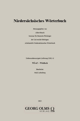 Niedersächsisches Wörterbuch