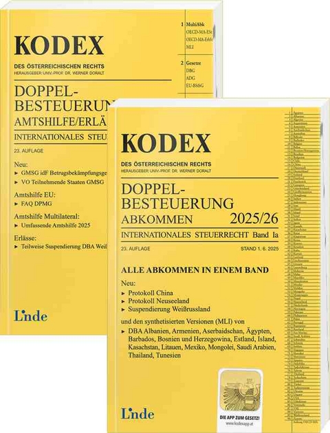 KODEX Doppelbesteuerung 2025/26 - Sabine Schmidjell-Dommes
