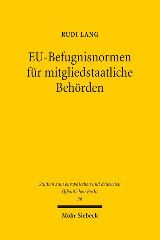 EU-Befugnisnormen für mitgliedstaatliche Behörden