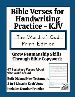 Bible Verses for Handwriting Practice - KJV