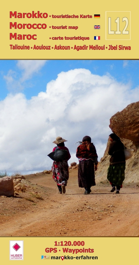 L12: Taliouine - Aoulouz - Askoun - Agadir Melloul - Jbel Sirwa + GPS-Waypoints - A. + B. Conrad