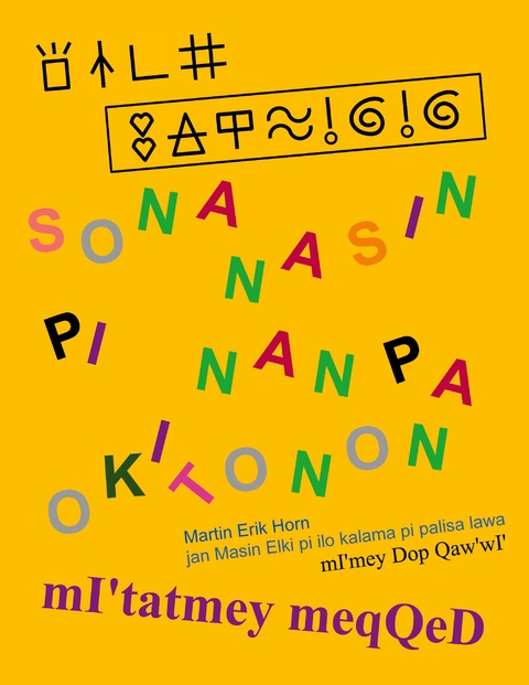 sona nasin pi nanpa Okitonon - mI'tatmey meqQeD - Martin Erik Horn