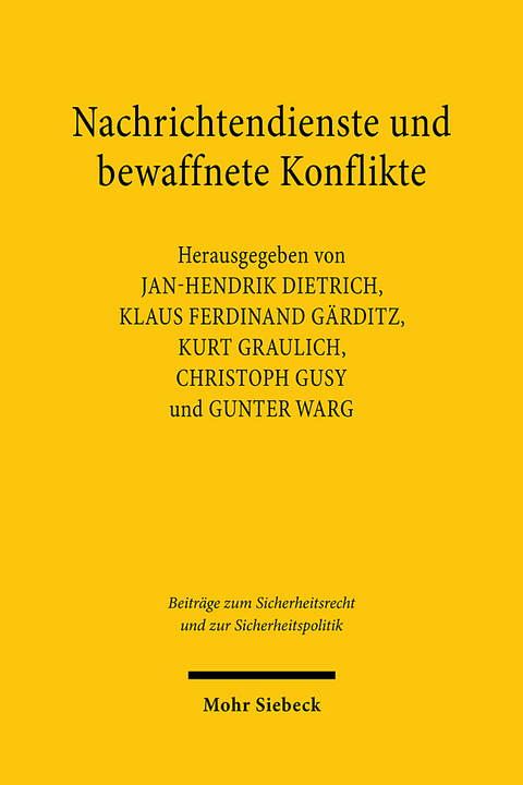 Nachrichtendienste und bewaffnete Konflikte - 