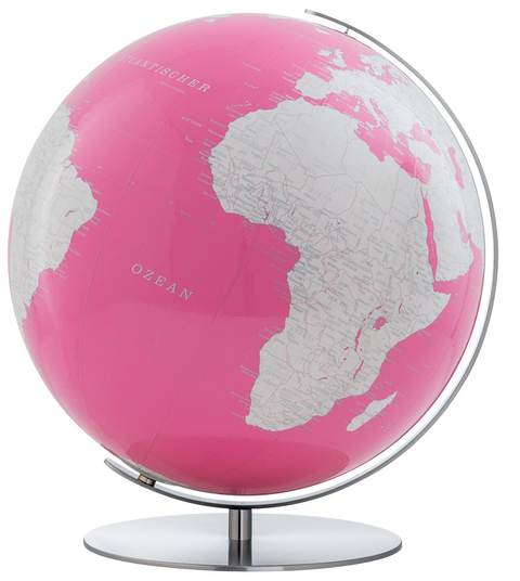 ARTLINE Regent Tischglobus, &Oslash; 34 cm, pink