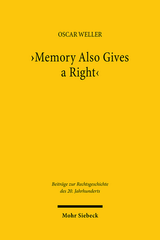 'Memory Also Gives a Right'