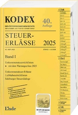KODEX Steuer-Erl&auml;sse 2025, Band I - Michael Schilcher