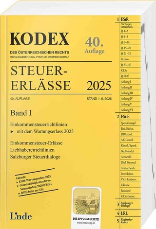 KODEX Steuer-Erlässe 2025, Band I