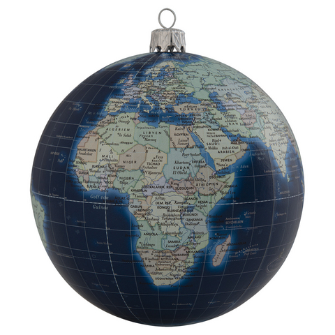 Weihnachtskugel, &Oslash; 12cm, DUO AZZURRO