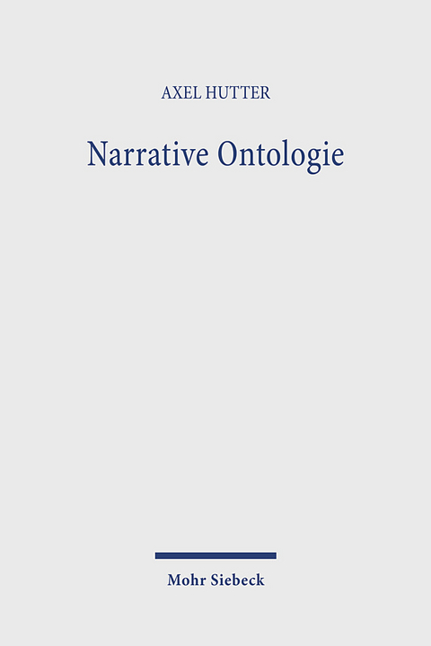 Narrative Ontologie - Axel Hutter