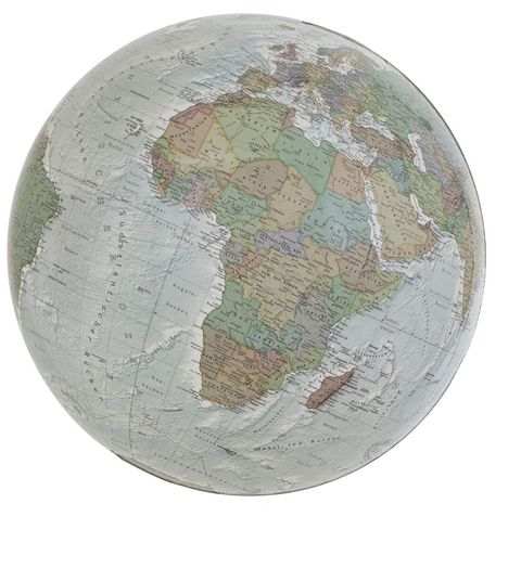 Miniglobus Spardose DUO ALBA, &Oslash; 12cm