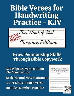 Bible Verses for Handwriting Practice - KJV