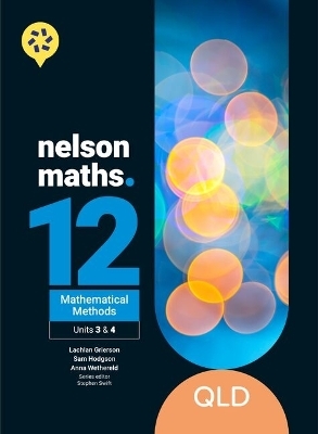 Nelson QCE Mathematical Methods Units 3 & 4 1E + Nelson MindTap
