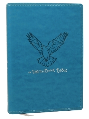 The Sketchbook Bible: The Complete Bible with Hundreds of Illustrations (NKJV, Teal Leathersoft, Red Letter, Comfort Print)