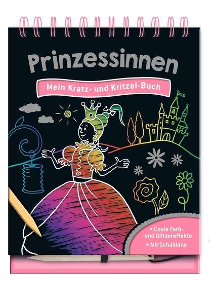 Prinzessinnen - Mein Kratz- und Kritzel-Buch - 