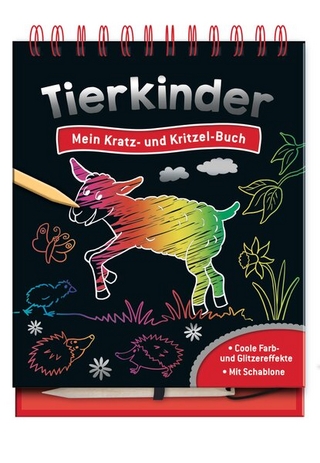Tierkinder - Mein Kratz- und Kritzel-Buch