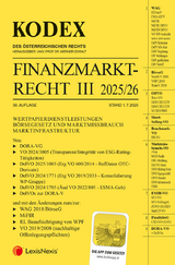 KODEX Finanzmarktrecht Band III 2025/26 - 