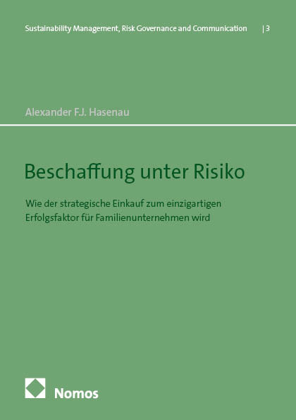 Beschaffung unter Risiko - Alexander F. J. Hasenau