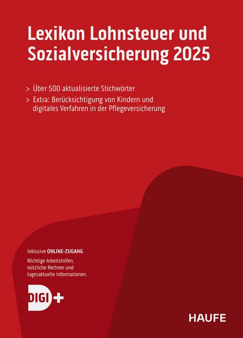 Lexikon Lohnsteuer und Sozialversicherung 2025