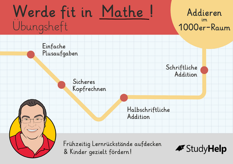 Werde fit in Mathe – Addition bis 1000: Übungsheft für die 3. Klasse - Sebastian Kottmann