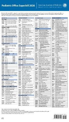 Pediatric Office Superbill 2026 - 