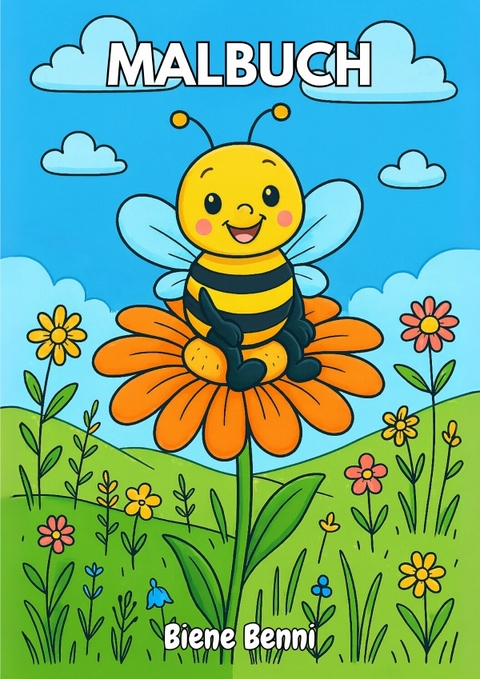 Malbuch - Biene Benni - Dala Sim