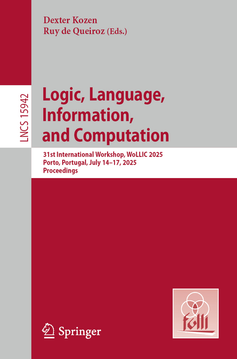 Logic, Language, Information, and Computation - 