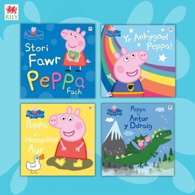 Pecyn Llyfrau Stori Mawr Peppa -  Astley Baker Davies