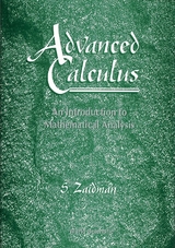 ADVANCED CALCULUS - Samuel Zaidman