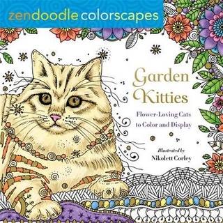 Zendoodle Colorscapes: Garden Kitties