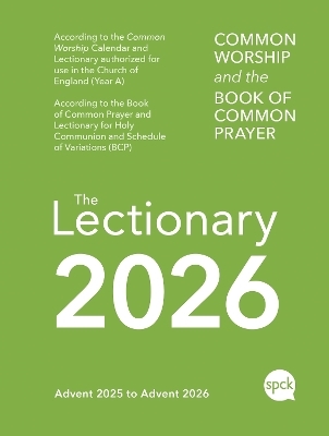 Common Worship Lectionary spiral-bound 2026 -  SPCK