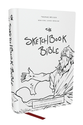 The Sketchbook Bible: The Complete Bible with Hundreds of Illustrations (NKJV, Hardcover, Red Letter, Comfort Print)
